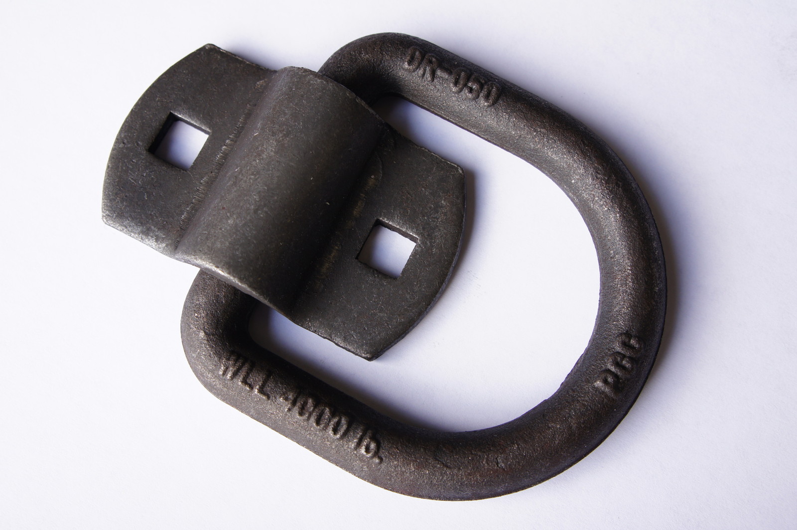 12 Bolt On 1/2" D Ring Forged Lashing Ring for Trailer Chain Strap Rope Tie Down