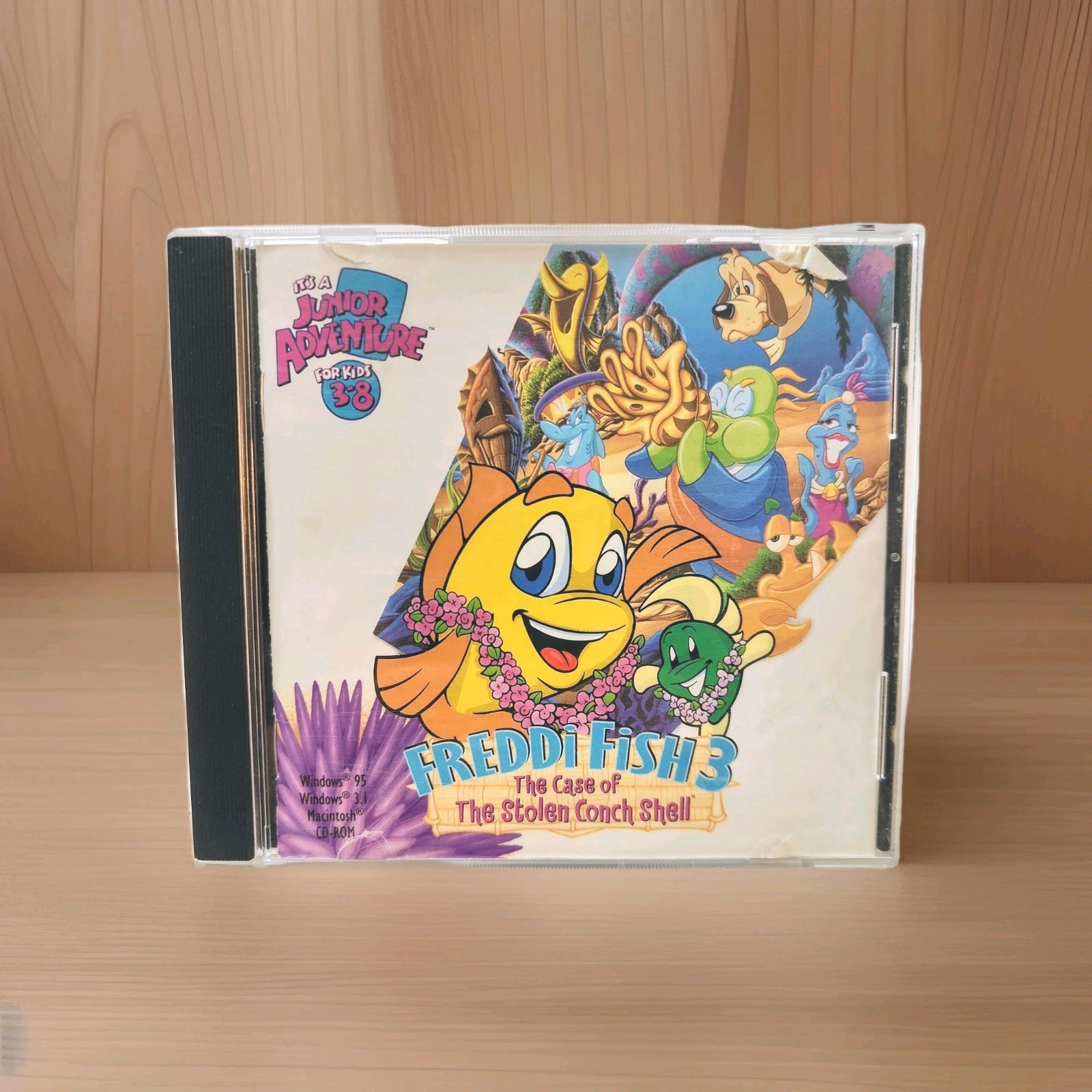 Freddi Fish 3 The Case of the Stolen Conch Shell Windows 95/3.1 Mac 1998 CD-ROM