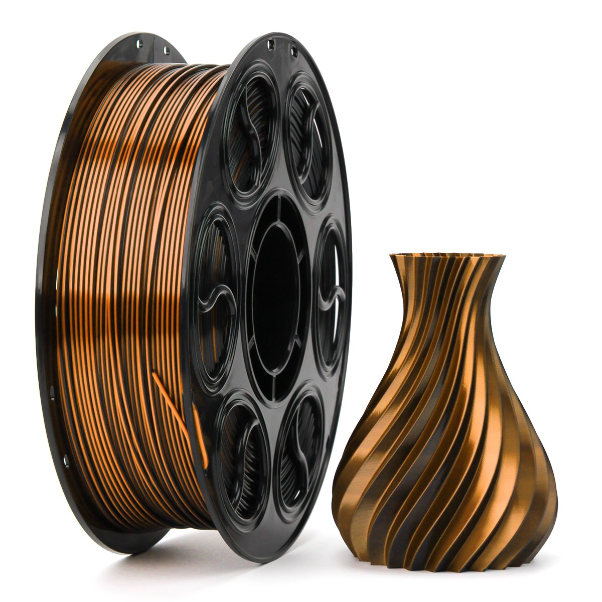 FILAZOO 10pc Hyper 3D Printer Filament 10KG 1.75mm 200-300mm/s PLA Silk Filament