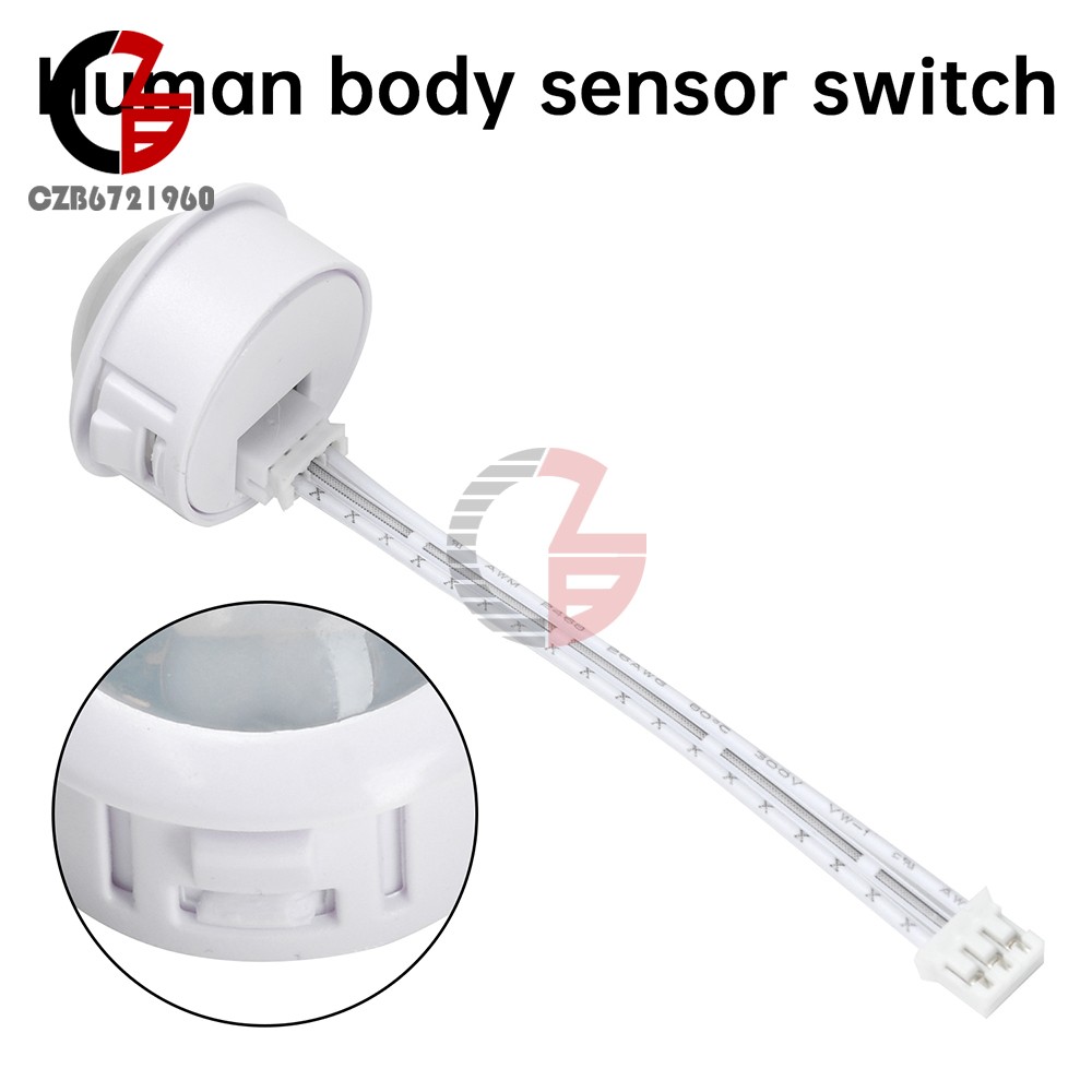 DC4-12V PIR Motion Detection Sensor Light Switch Infrared Human Body Induction