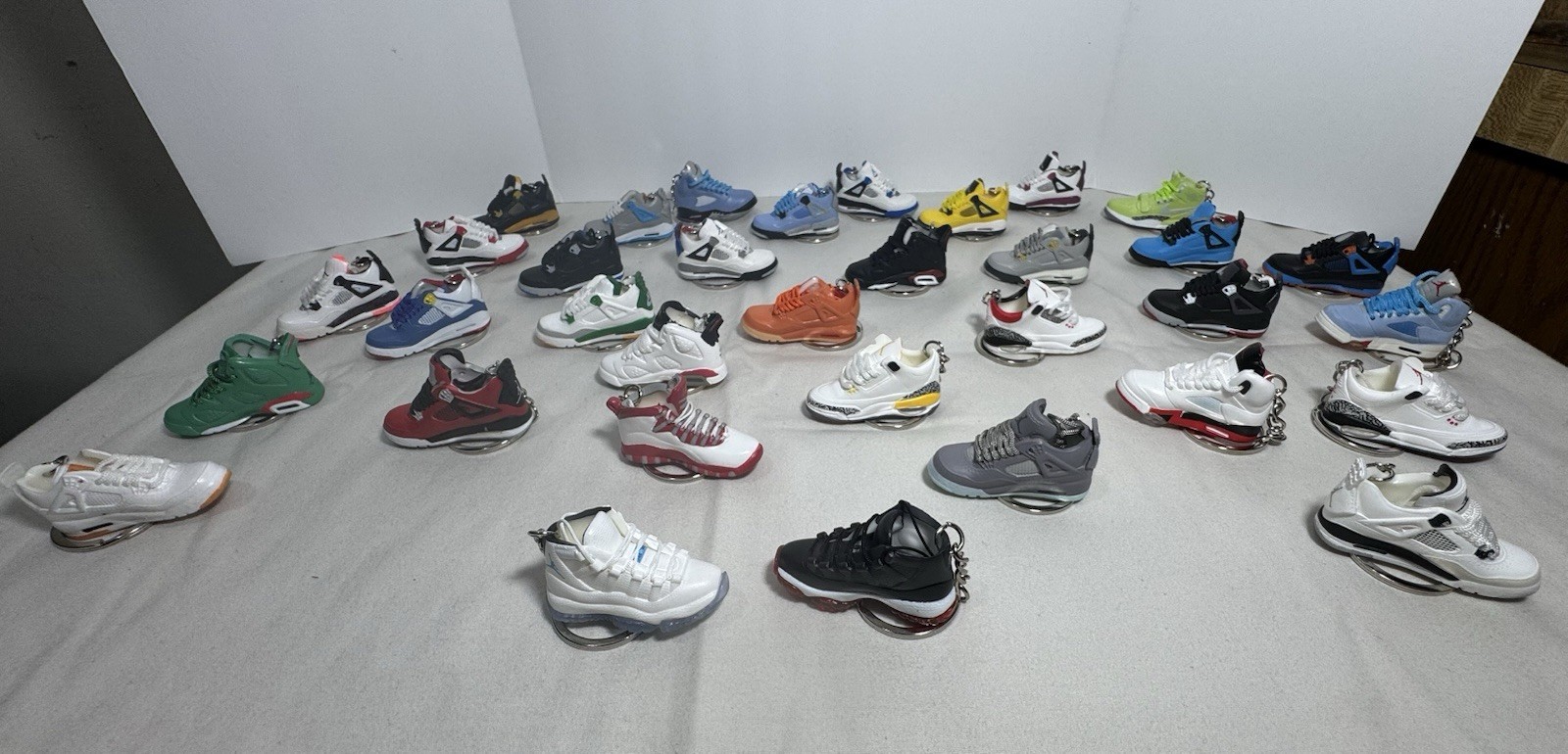 Sneaker Shoe Keychains Collectible Modern Multicolor Plastic Lot