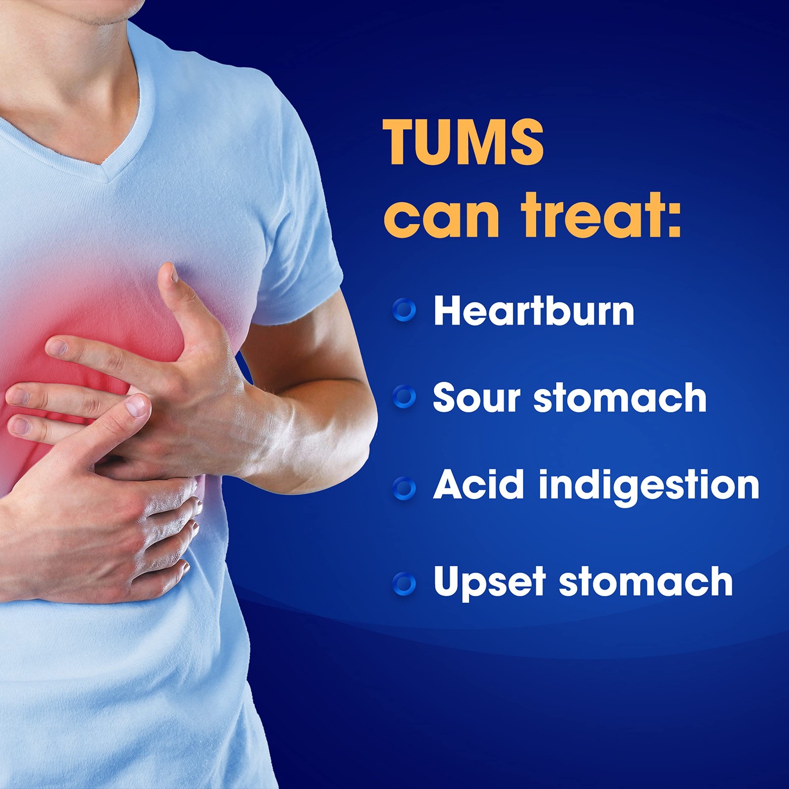 Extra Strength Assorted Berries Antacid Tablets for Heartburn Relief, 96 count