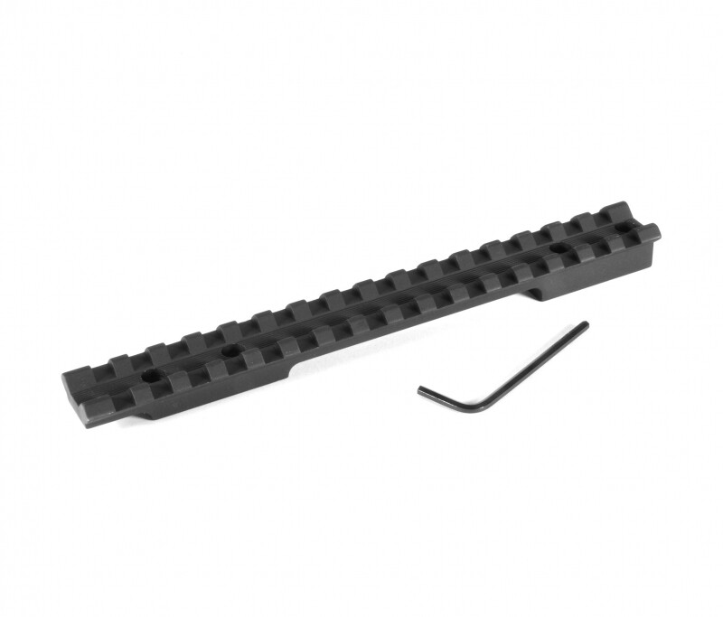 EGW Savage Flat Back Picatinny Tactical Rail Scope Mount - SHORT ACTION - 0 MOA