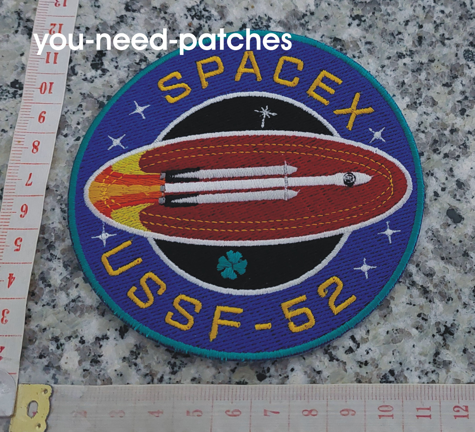 NASA Psyche mission Space Falcon Heavy to launch USSF-52 (LC-39A) logo patch