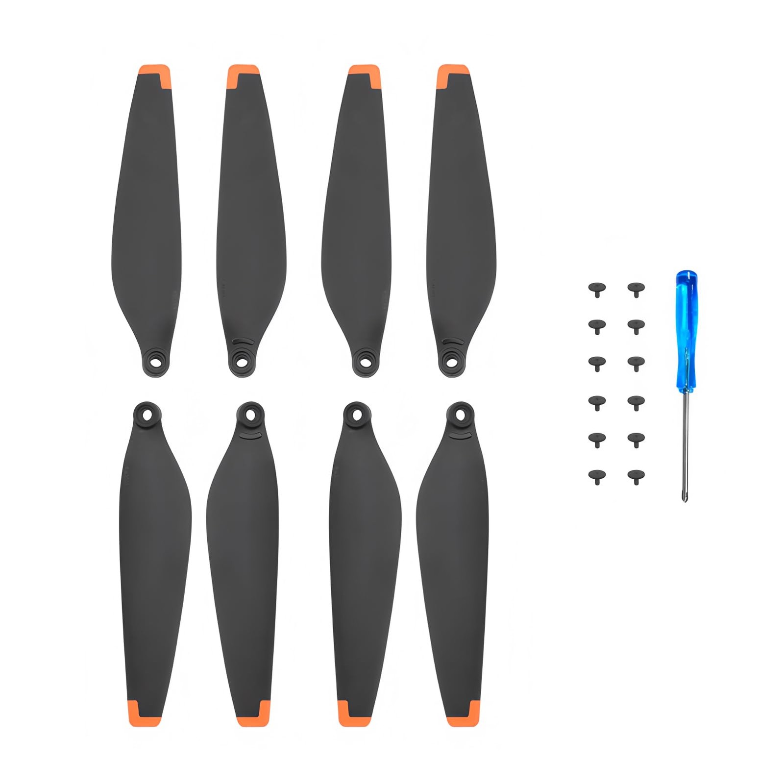 8Pcs Mini 3 Pro 4 Propellers for DJI 4 or 3 Black