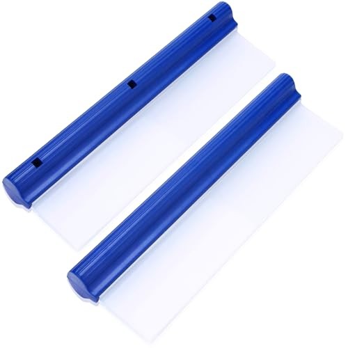 Pcs T Bar Car Squeegee for Window Cleaning, Silicone Car Squeegee 2 2pcs Blue