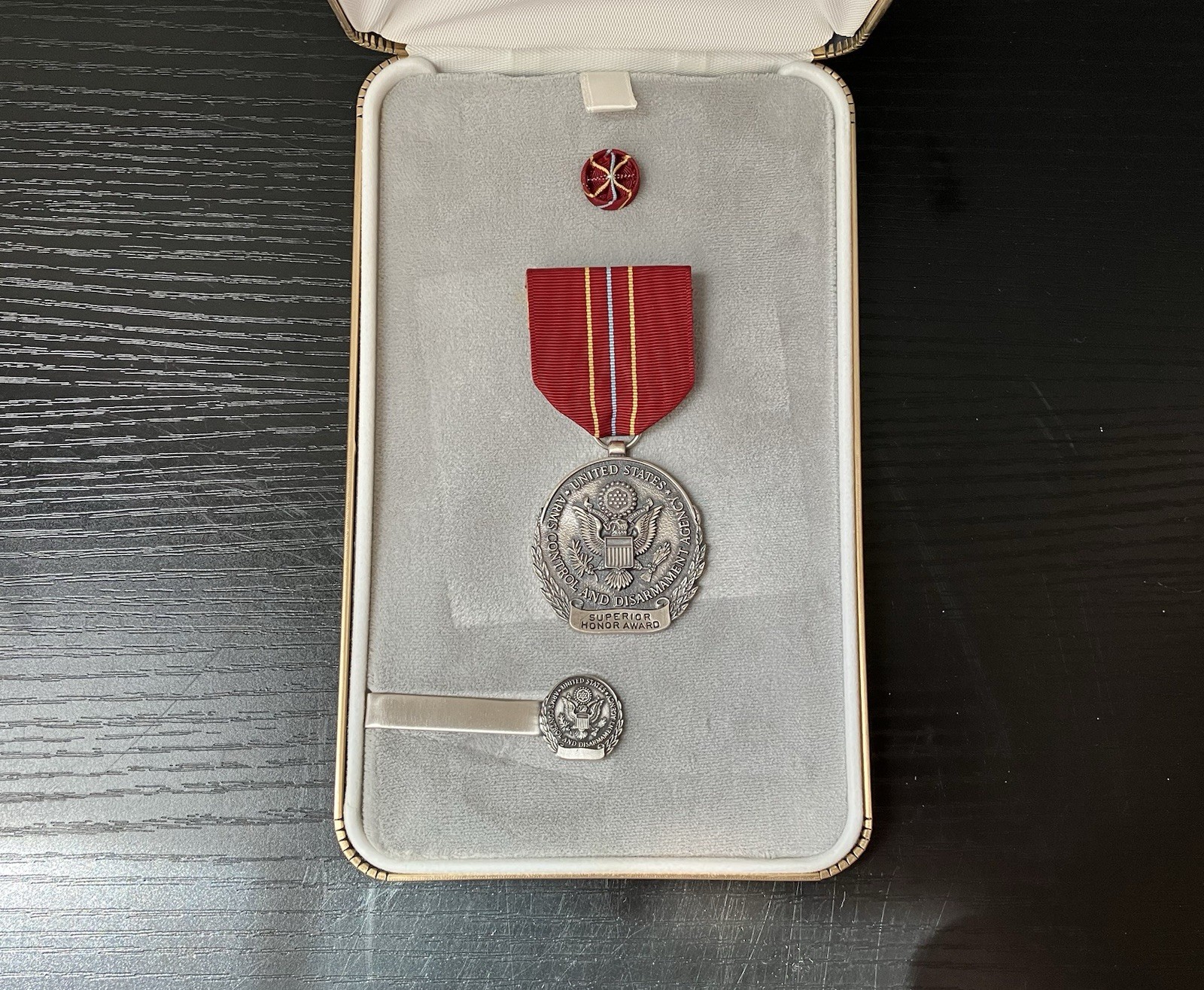 1991 Arms Control And Disarmament Agency Superior Honor Award In Box, USA