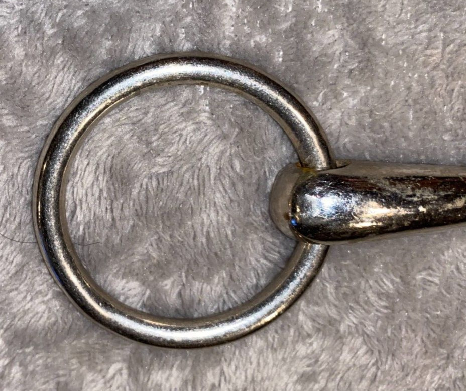 4 1/4'' PONY LOOSE O RING SNAFFLE ENGLISH BIT