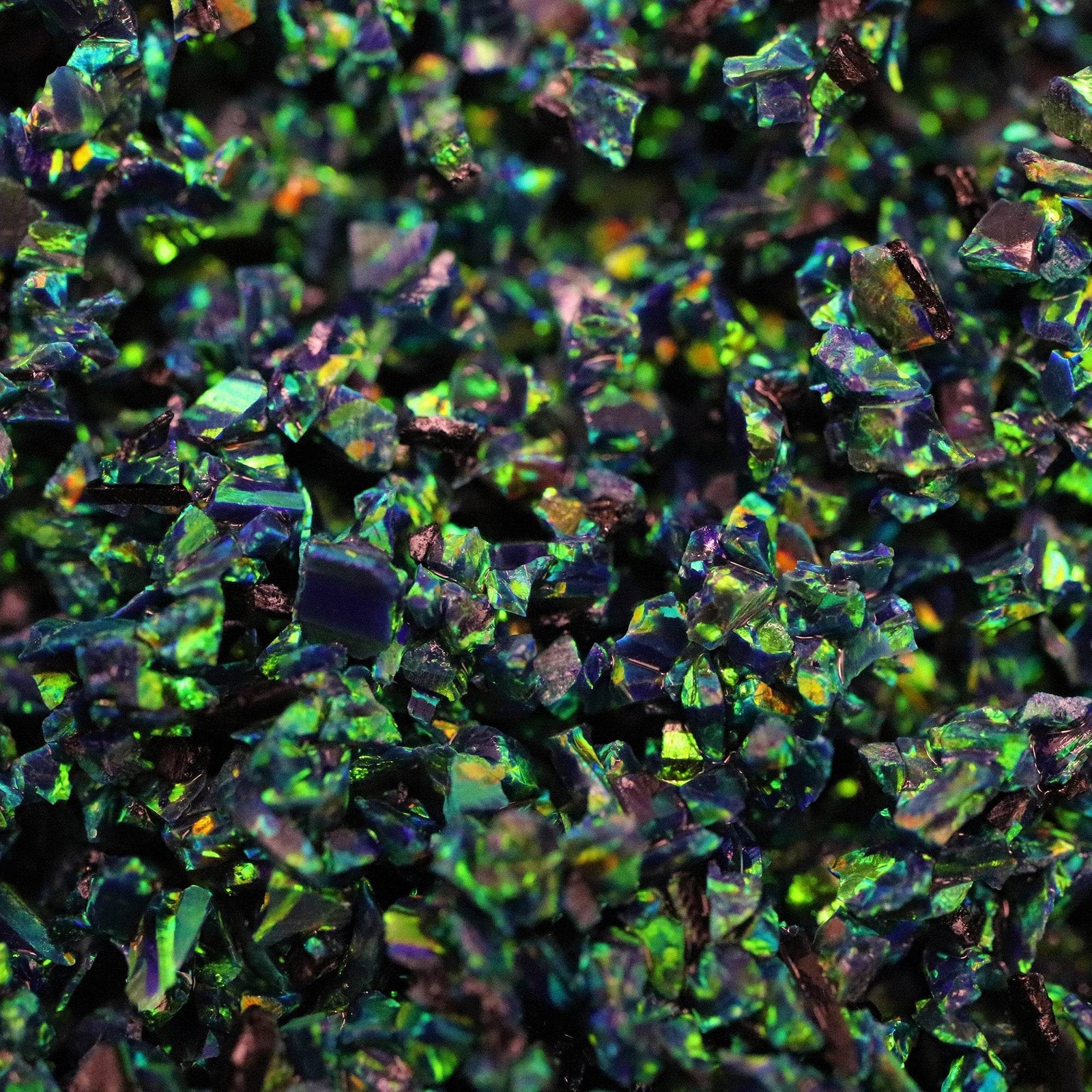 Black Emerald Crushed Astral™ Opal