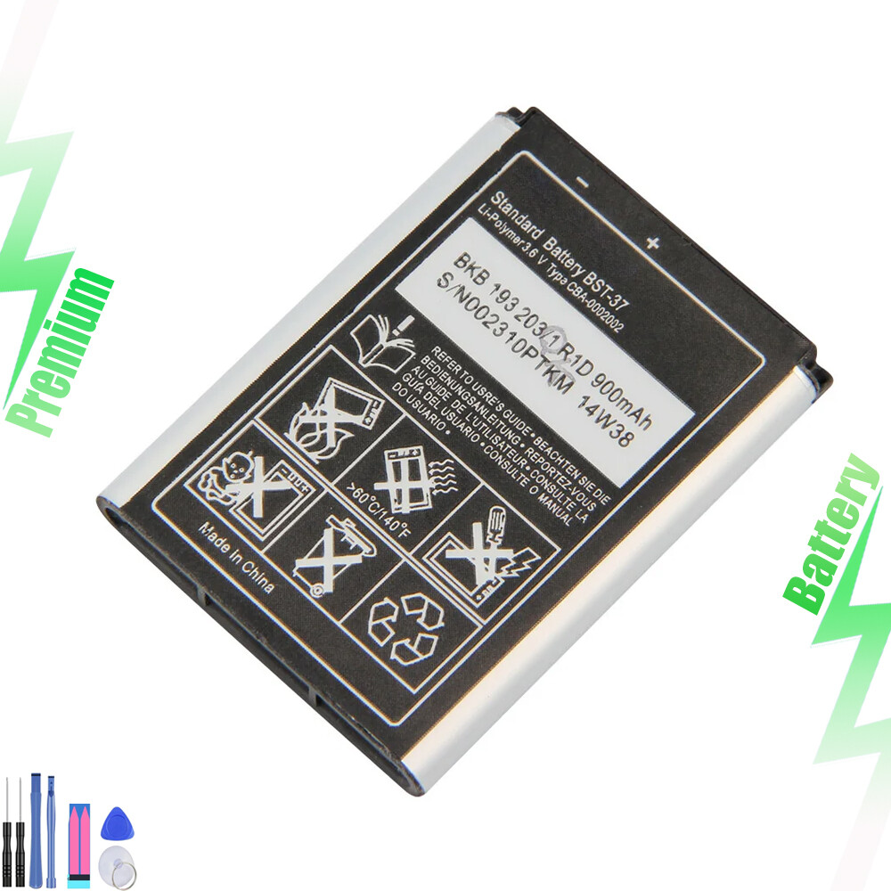 New BST-37 900mAh 3.6V Standard Cellphone Battery For Sony Ericsson W810i K750i