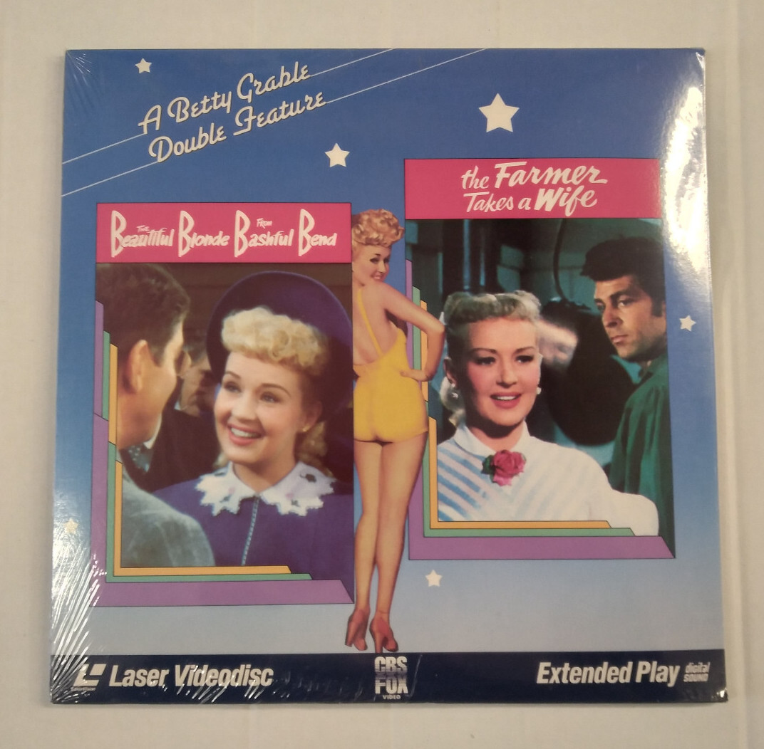 (Laserdisc) The Beautiful Blonde..+ The Farmer Takes A Wife / B. Grable / SEALED