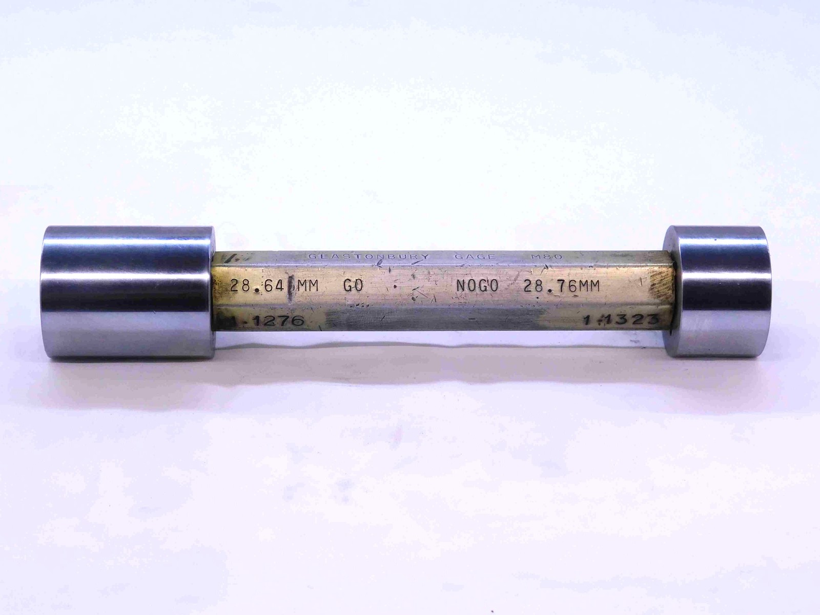 28.640 & 28.760 METRIC PIN PLUG GAGE GO NO GO 29.000 -.240 29 1.1276 28.64 28.76