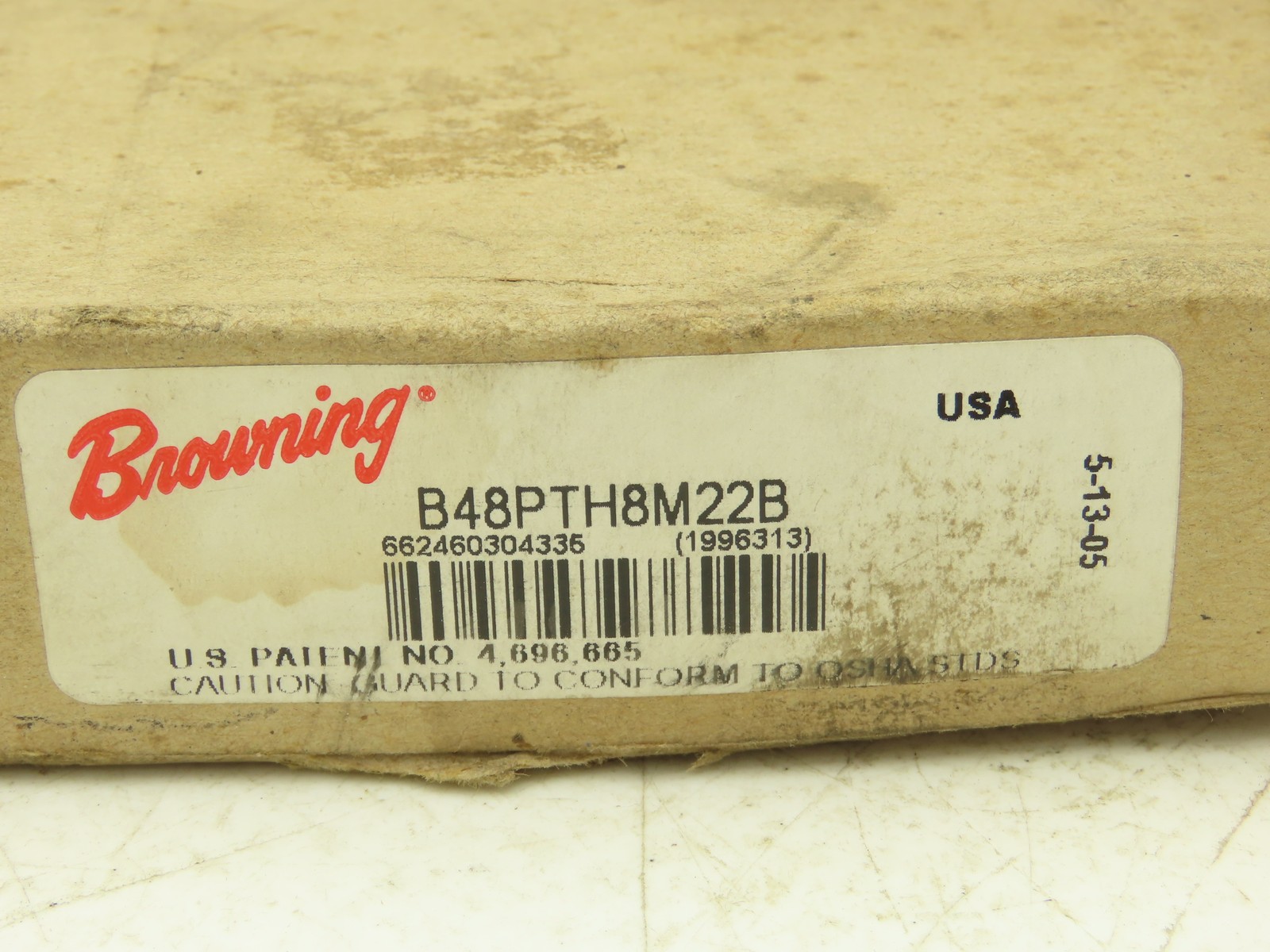 Browning B48PTH8M22B Synchronous Drive Sheave 48 Tooth 22mm Belt Width 8mm Pitch