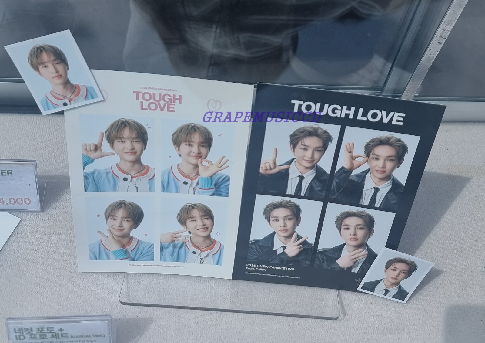 2026 ONEW FANMEETING TOUGH LOVE SHINee OFFICIAL MD 4 CUT PHOTO + ID PHOTO SET