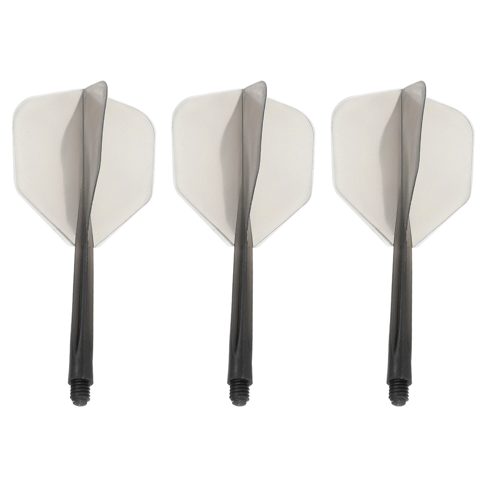 3Pcs 4BA Integrated Dart Shaft Flights Durable Dart Flight Set, Grey