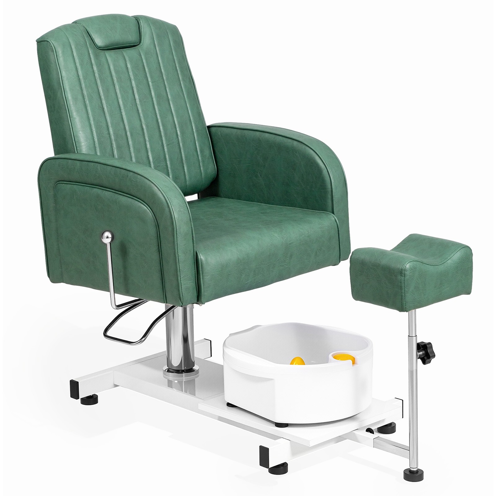 Pedicure Station with Heavy Duty Metal Base and 350 Lbs Capacity for Salons