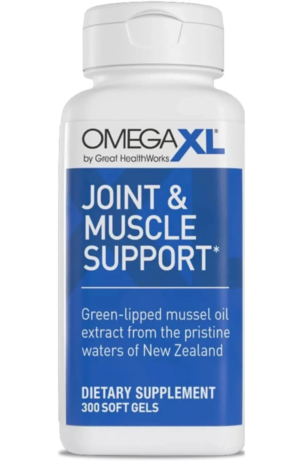 Omega XL (300 capsules) Joint & Muscle Softgels Mussel Omega-3 Joint Relief
