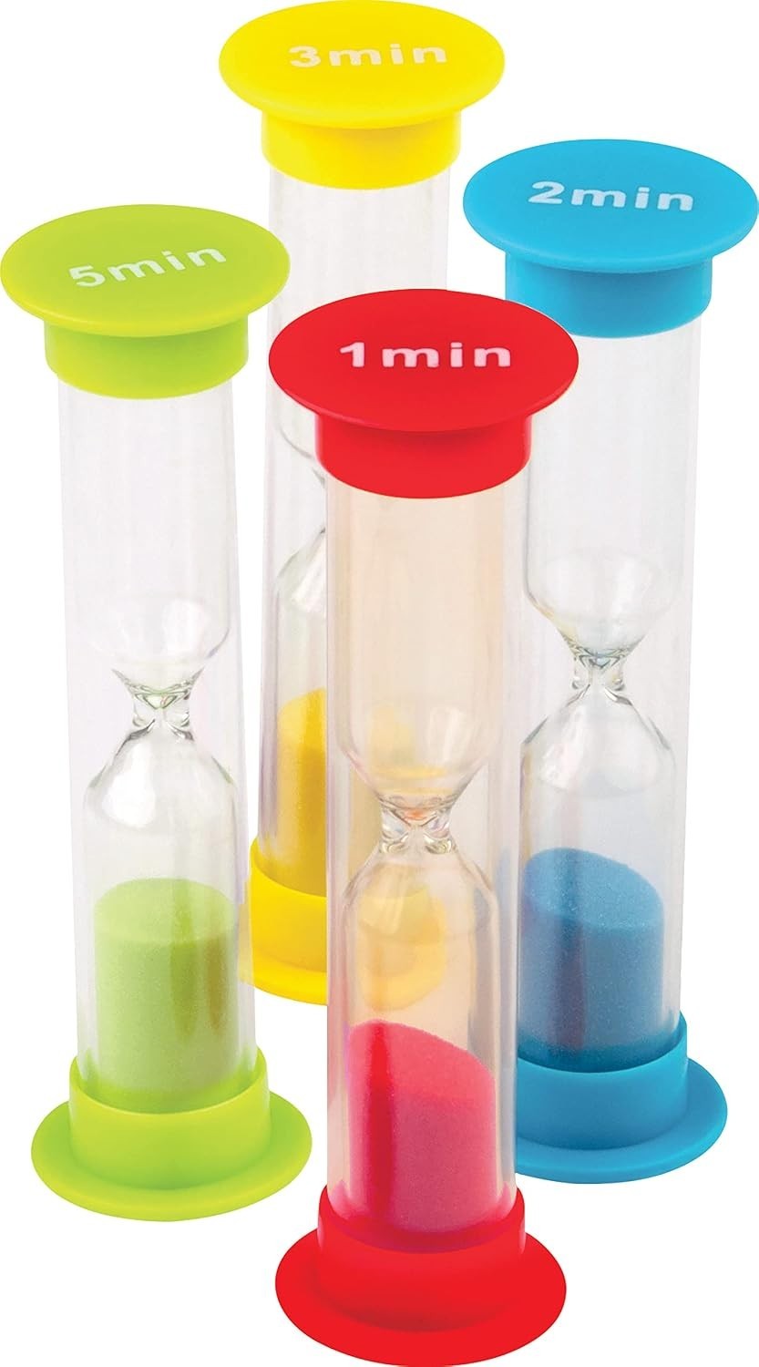 Small Sand Timers Combo - Fun & Functional Time Management Tools for Learning