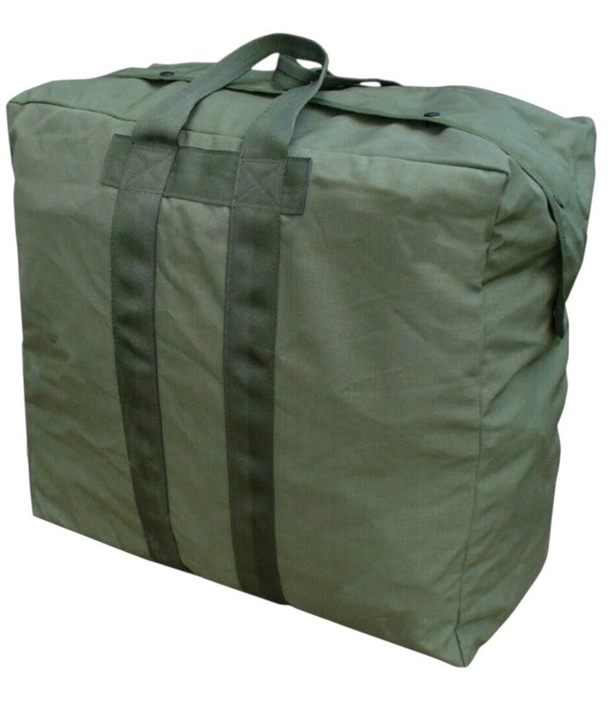 Authentic US Military Flyers Kit Bag Green USGI Pilot Aviator Airborne Duffle