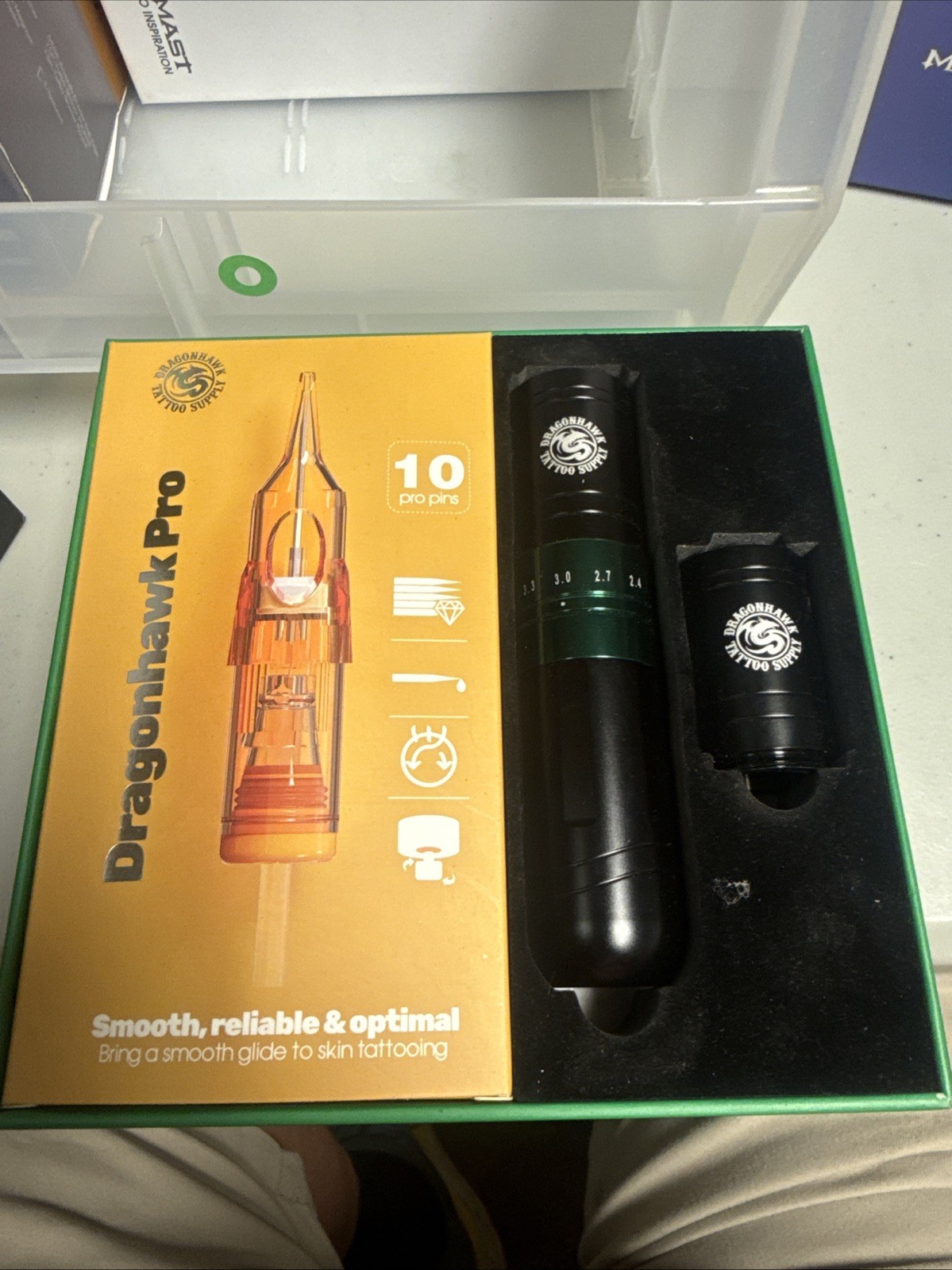 Dragonhawk Pro Tattoo Pen Machine stroke Black Tattoo Pen Machine Included