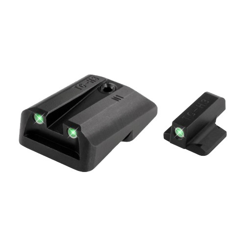 TruGlo 1911 Novak LoMount .260 Front/.450 Rear Tritium Night Sights-TG231N1