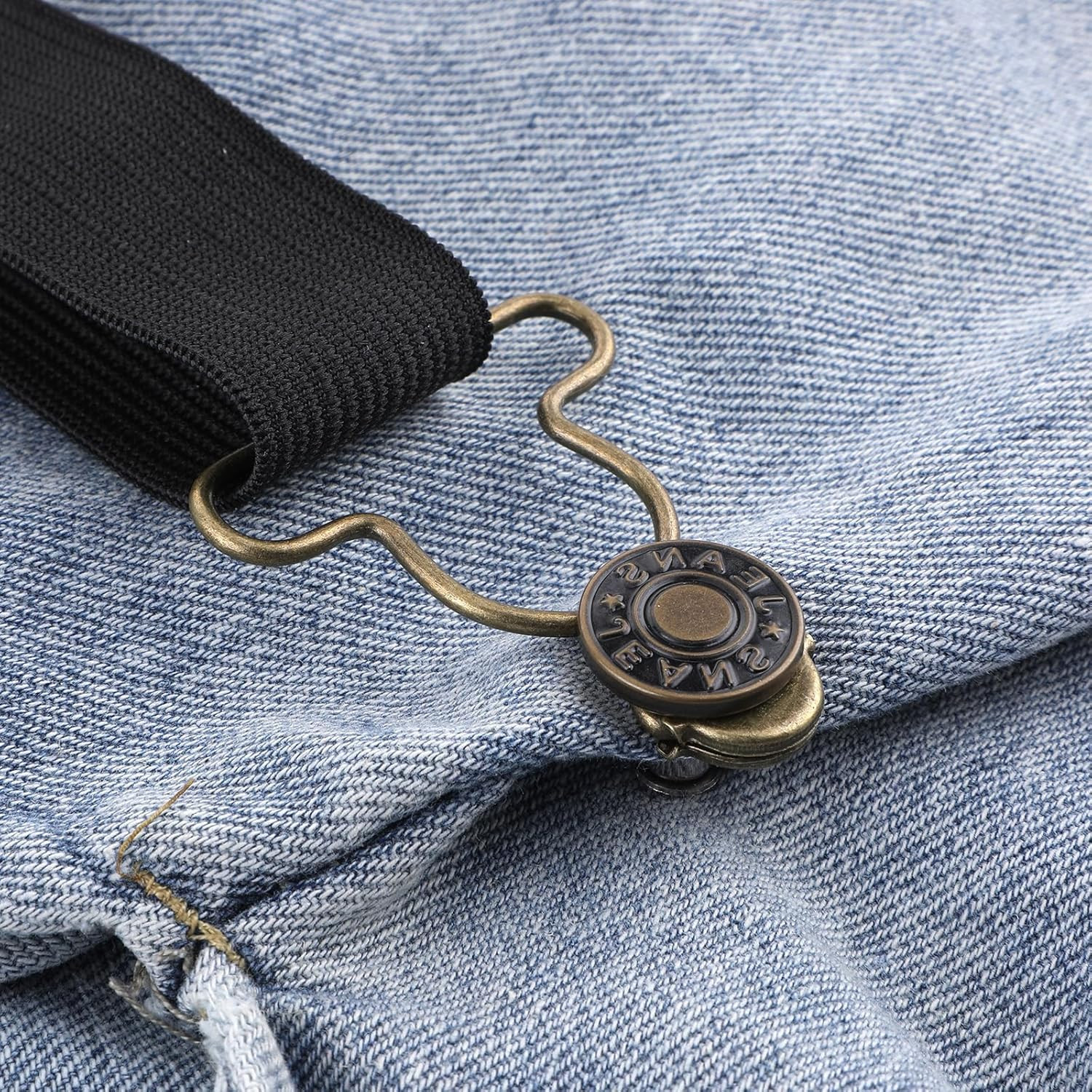 2Pairs Overall Buckles Replacement Adjustable Jean Overalls No-Sew Button Bib Cl