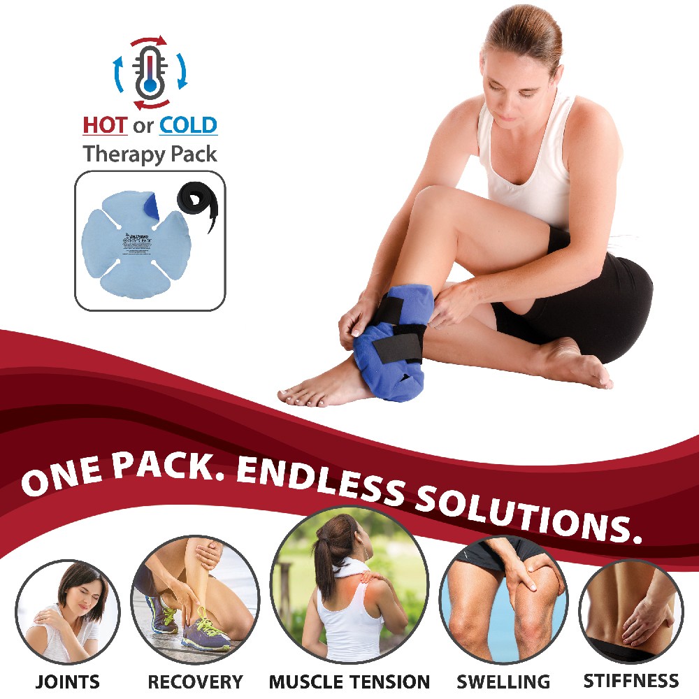 Dual Comfort Clover Pack – Reusable Hot & Cold Therapy Pack with Compression