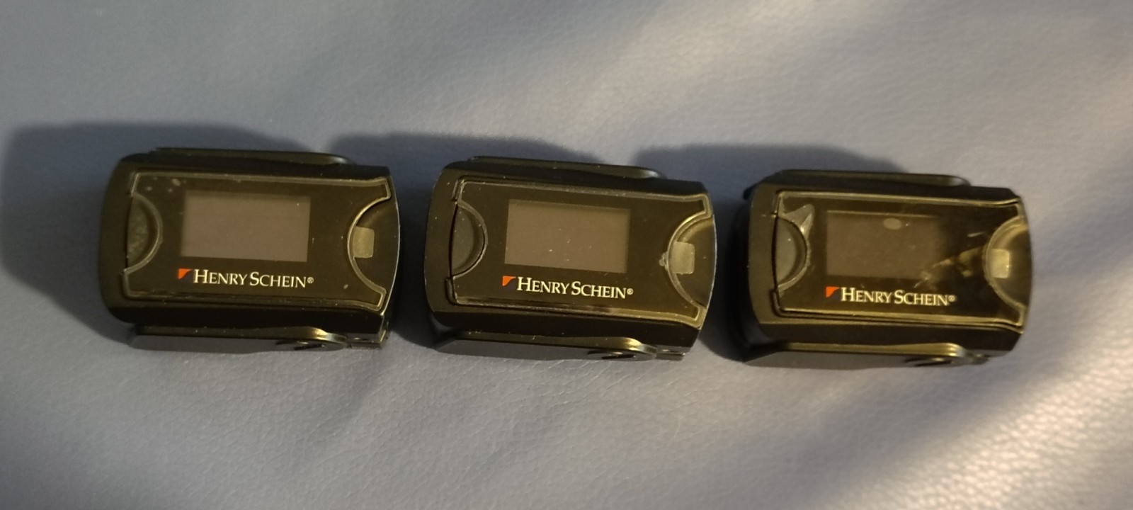 Lot Of 3 Henry Schein Fingerpulse Oximeter Model 9006368