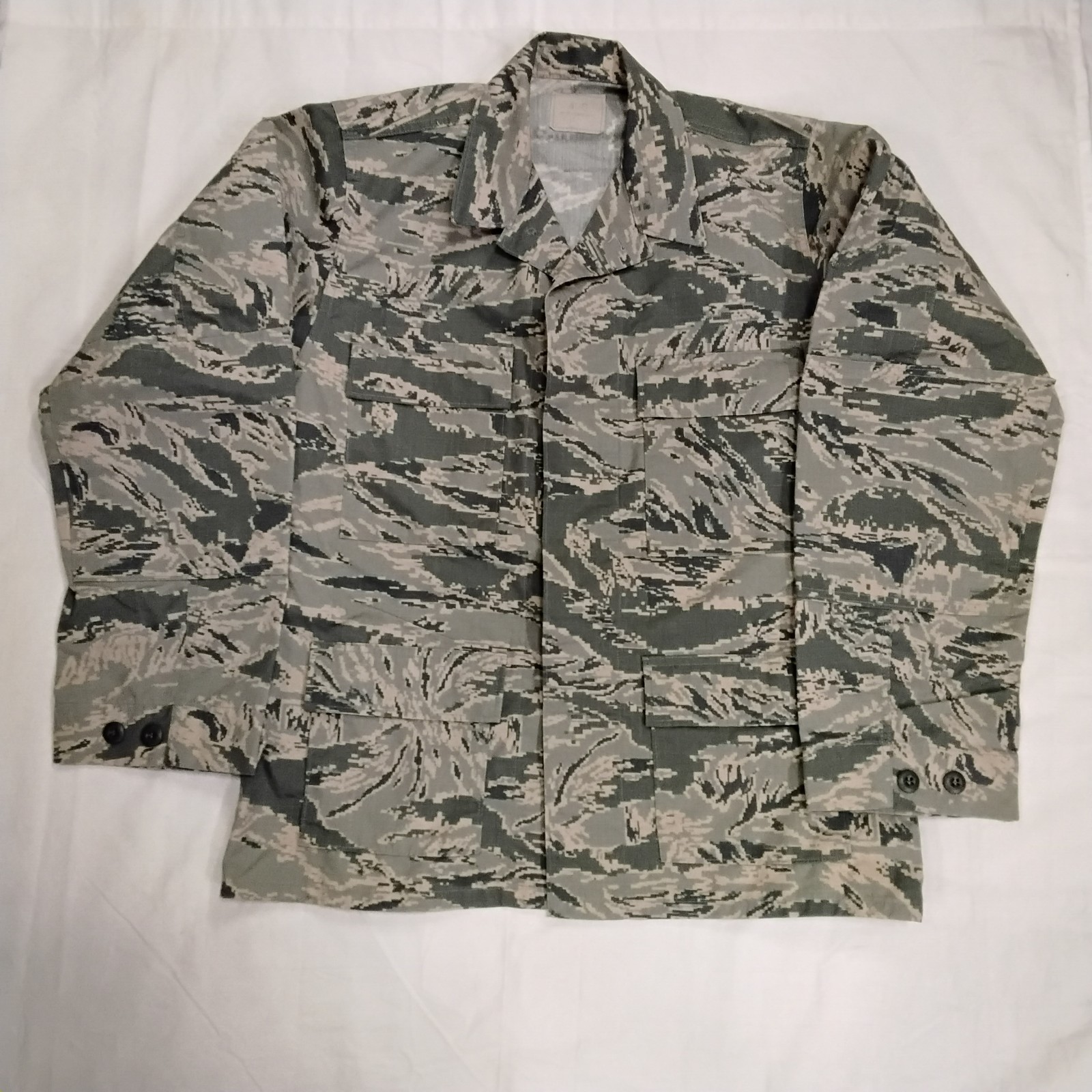 US Air Force Tiger Stripe BDU Jacket 40R ABU Utility Field Coat