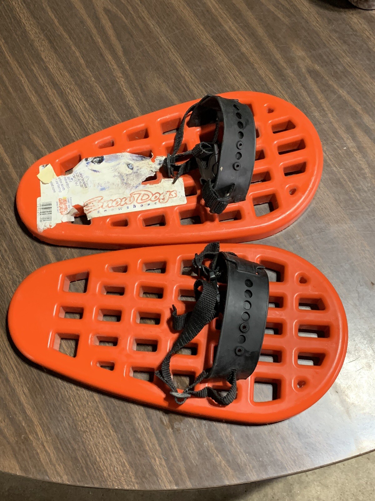 Vintage Emsco Group Snow Dogs Shoes Winter Traction Slip/Clip-on Bottom Grip