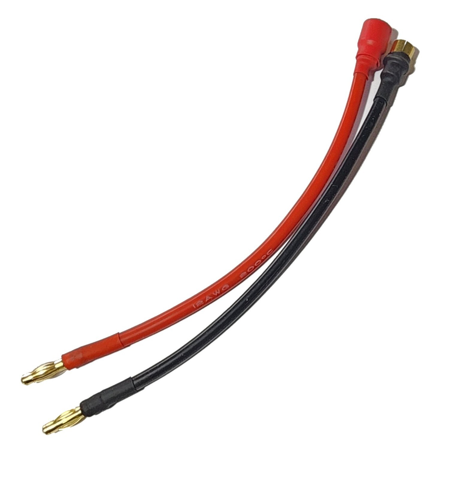 8mm  Bullet 4mm Banana plug  Charge Cable lipo NiMh NiCd  12AWG 12 AWG 12 Gauge