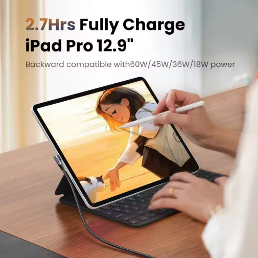 braided usb c type-c fast charging cable