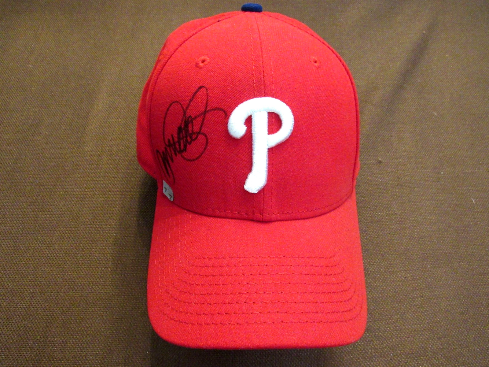 RYNE SANDBERG # 23 PHILLIES CUBS HOF SIGNED AUTO NEW ERA PHILLIES CAP HAT MLB