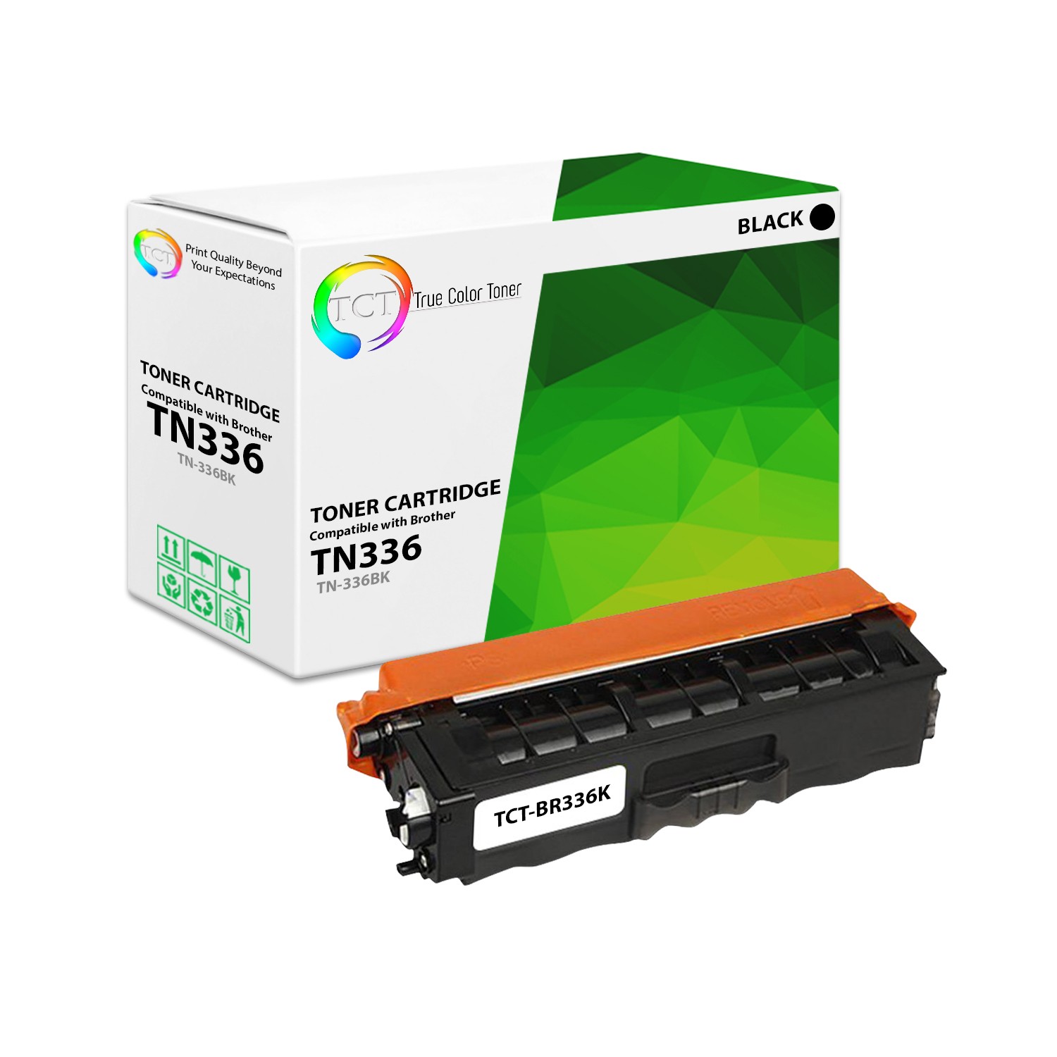 TCT TN336BK Compatible Black Toner For Brother HL L8250cdn L8350cdw MFC L8850cdw