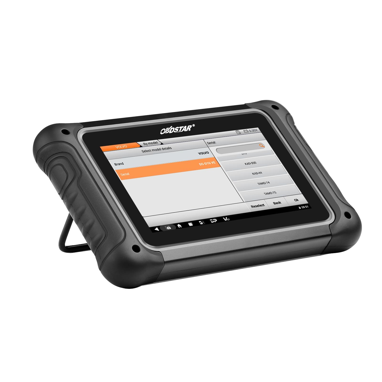 OBDSTAR iScan PRO for VOLVO Marine Diagnostic Scanner Code Reader Action tester