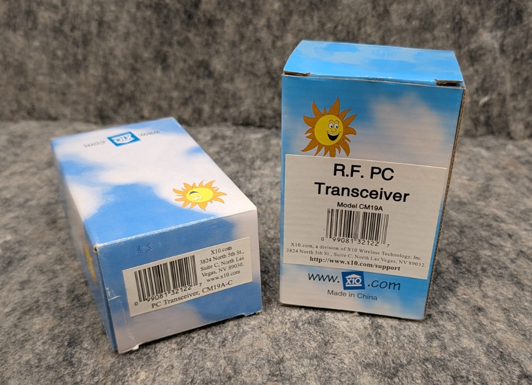 2 x USB R .F. PC Transceiver CM19A X10 PowerHouse 🔥New🔥