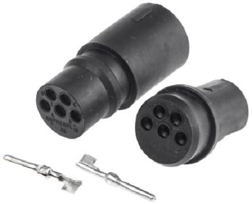 Amphenol Socapex 44 Series Cable Mount Connector 5Pole Plug - 44-103/4-10005