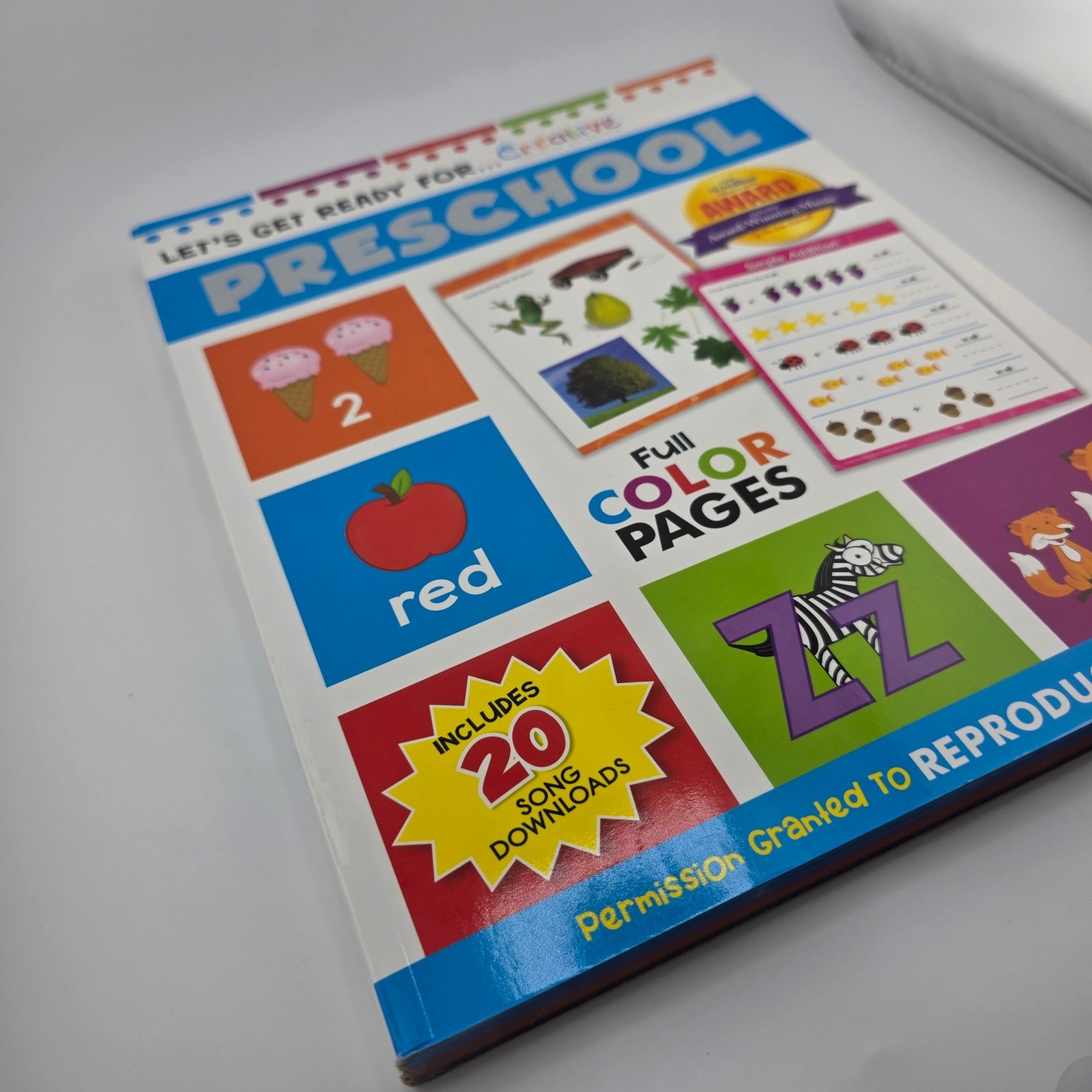 Creative Teaching Materials Lets Get Ready for Preschool Learning Workbook