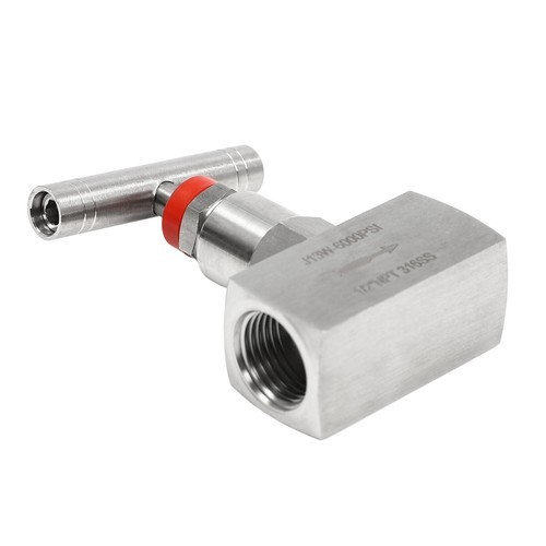 1/2" NPT 316 Stainless Steel Hydraulic Straight Needle Valve Flow Control Valve