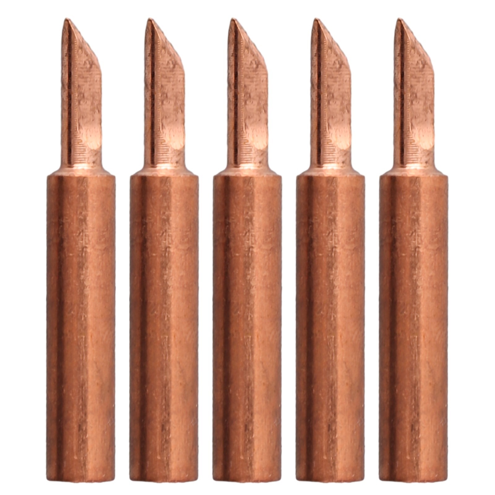 10pc 900M-T-SK Pure Copper Soldering Iron Tip Set Lead-Welding Solder Tip Tools