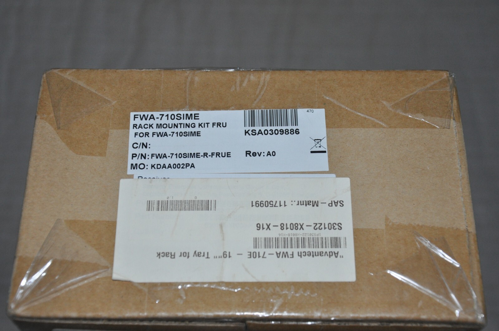 Advantech FWA-710E Openscape 19" Tray for Rack Mounting L30220D0600A042 X05