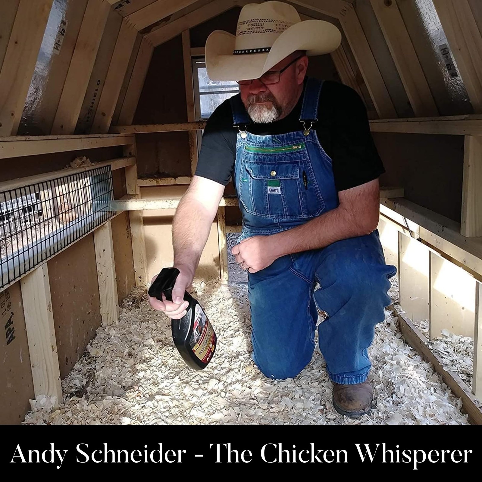 Chicken Coop Odor Control Spray for Chickens & Brooders, 24 oz