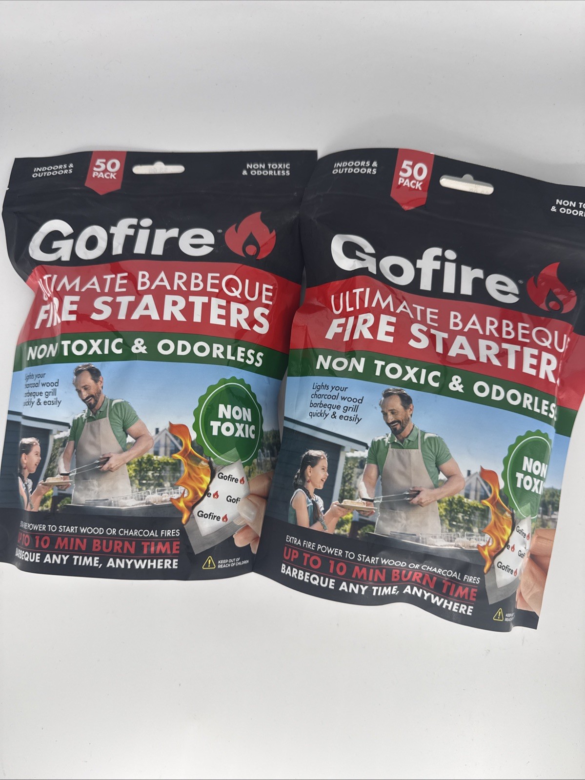 New GoFire Ultimate All Purpose Fire Starter 100 ct. Outdoor Quick Firestarters