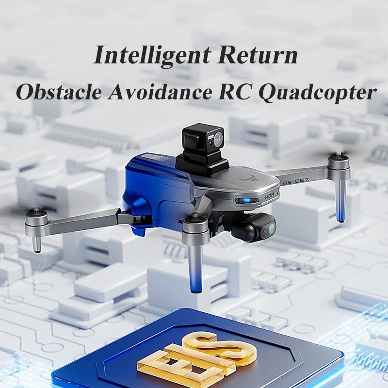 Obstacle Avoidance RC Drone, 8K Camera, GPS Auto Return, 60 Mins Flight Time