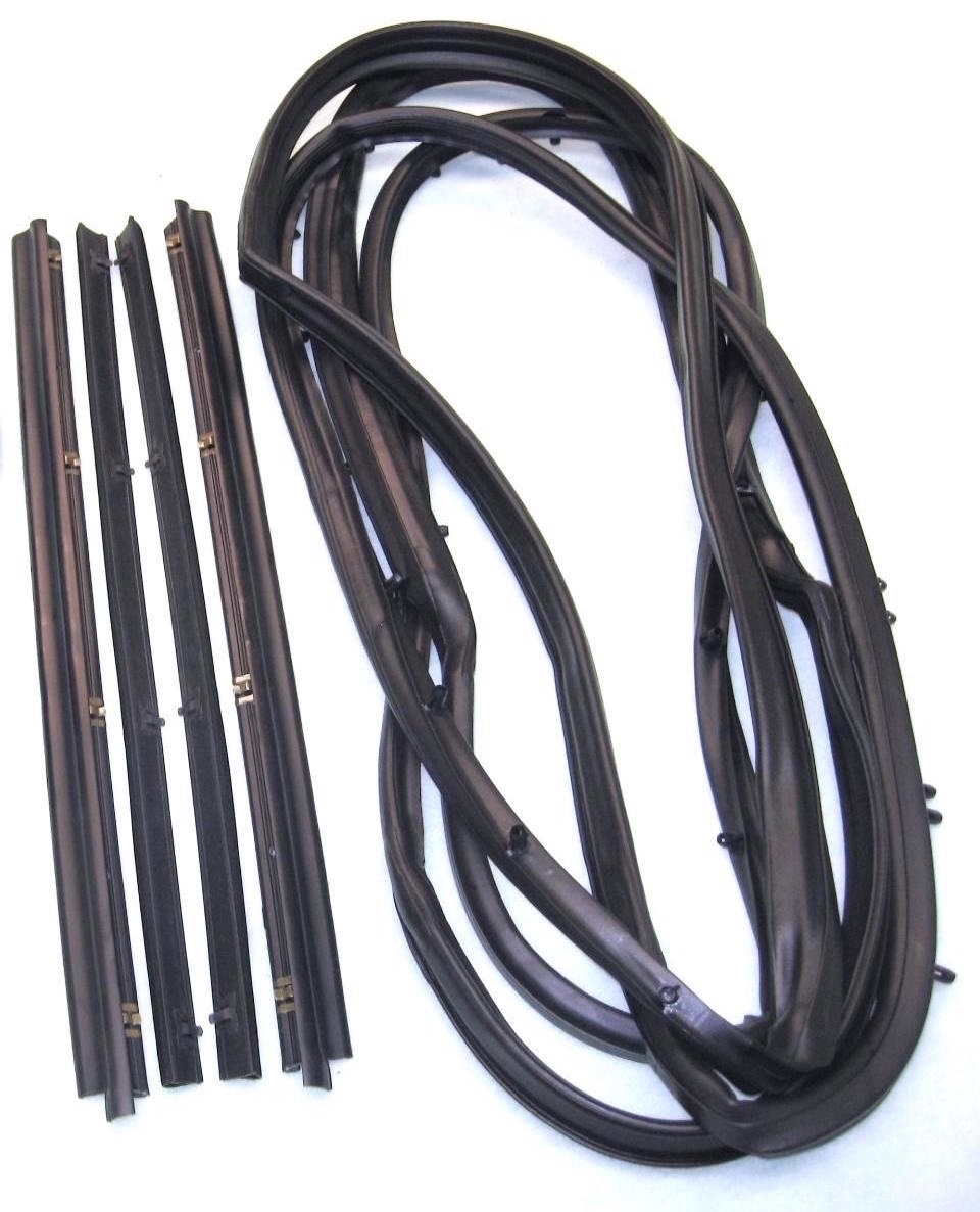 1976-1995 Wrangler YJ and CJ7 Replacement Full Door Seal Kit Driver & Passenger