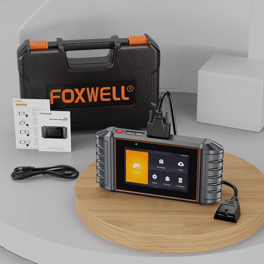 FOXWELL NT710 For Benz Bidirectional OBD2 Scanner Diagnostic Tool EPB Ecu Coding