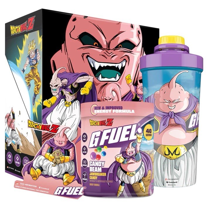 Majin Buu CANDY BEAM COLLECTOR'S BOX Dragon Ball Z Pre workout Energy Supplement