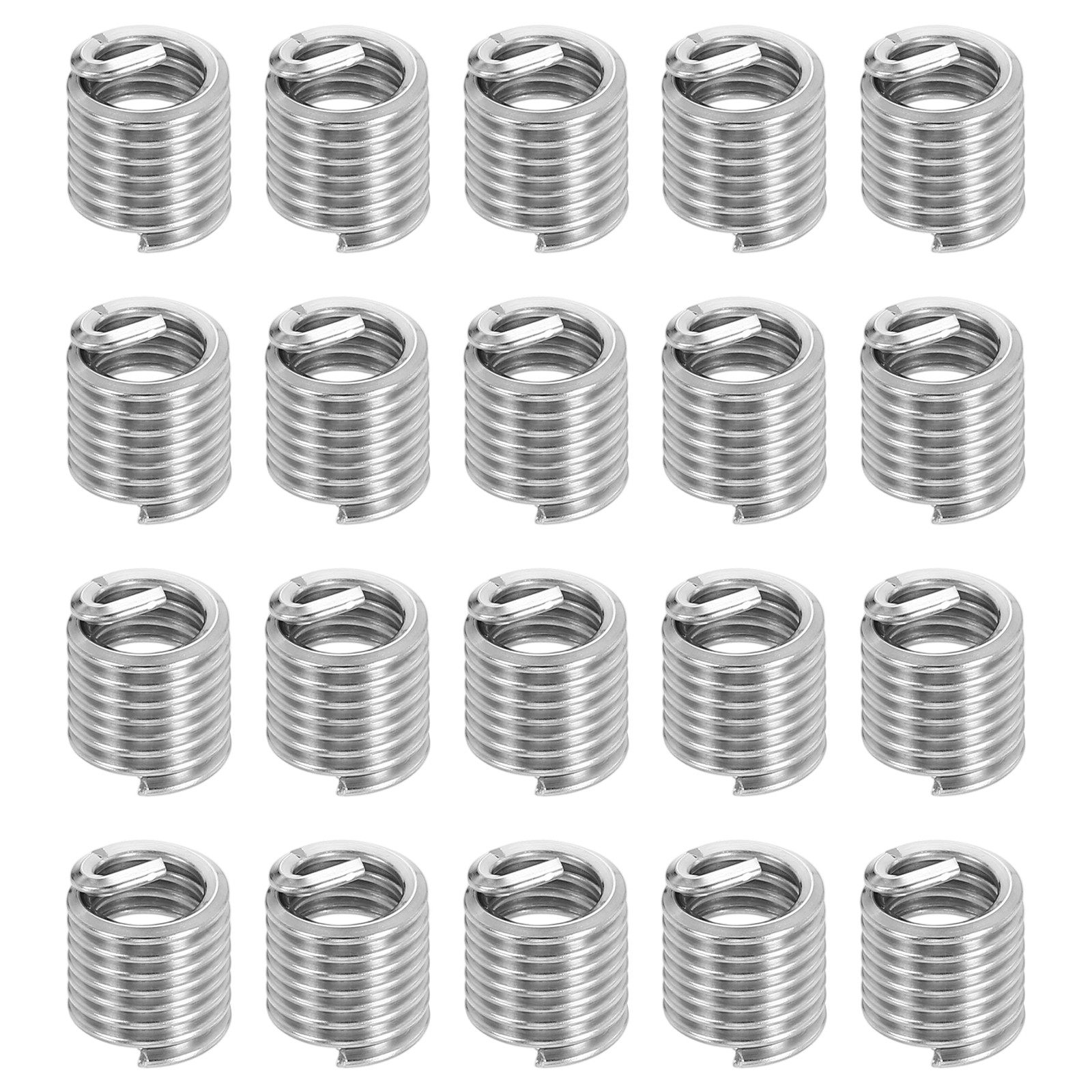 20pcs Wire Thread Inserts 1/4-20 UNC 1.5D 9.6mm Helical Threaded Sleeve