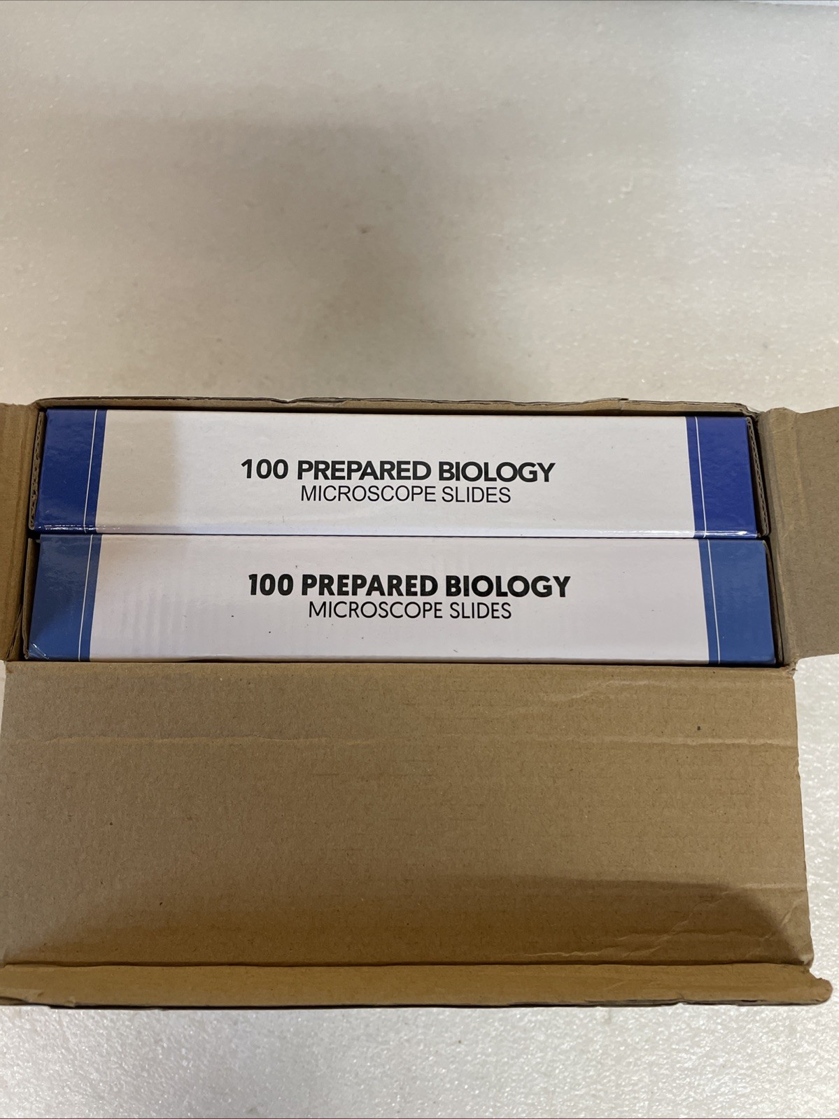 AmScope PS200A Prepared Biology Microscope Slides Sets 200 Total Slides New
