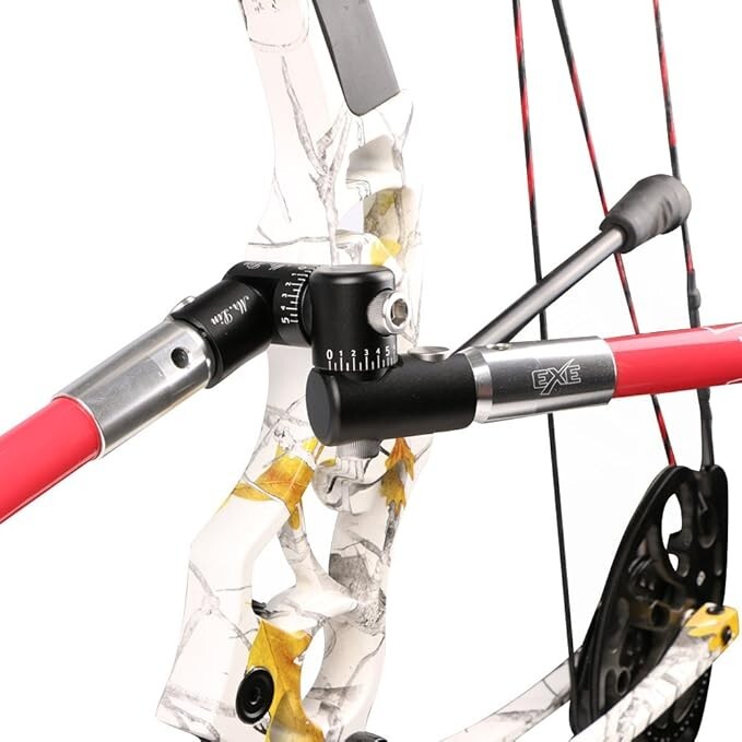 Single Side V Bar Adjustable Quick Disconnect Mount Compound Bow Rod Stabilizer